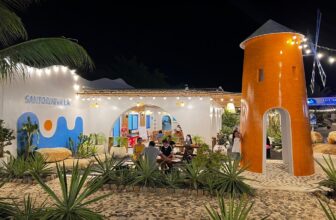 coffee santorini cam ranh